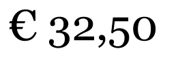 € 32,50