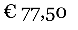 € 77,50
