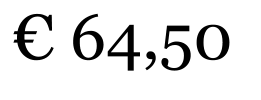 € 64,50