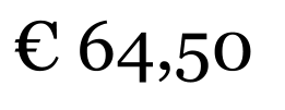 € 64,50
