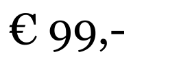 € 99,-