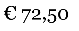 € 72,50